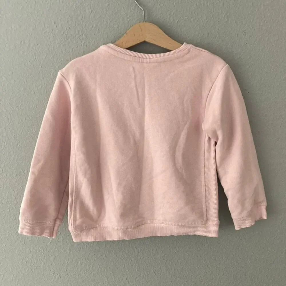 Zara Sisters Always Together Heart Sweatshirt - Pink - 4-5